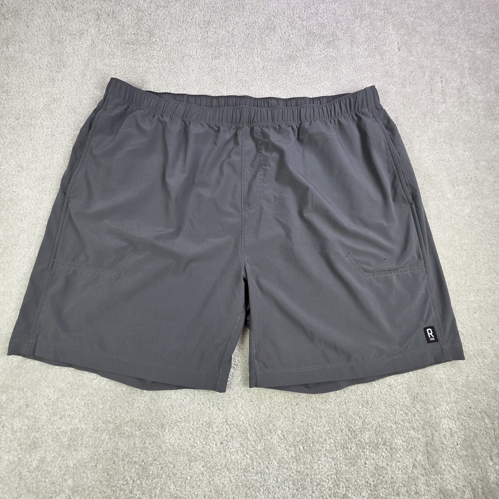 Rhone Essentials Training Shorts Mens 2XL Gray Unlined Athletic Drawstring
